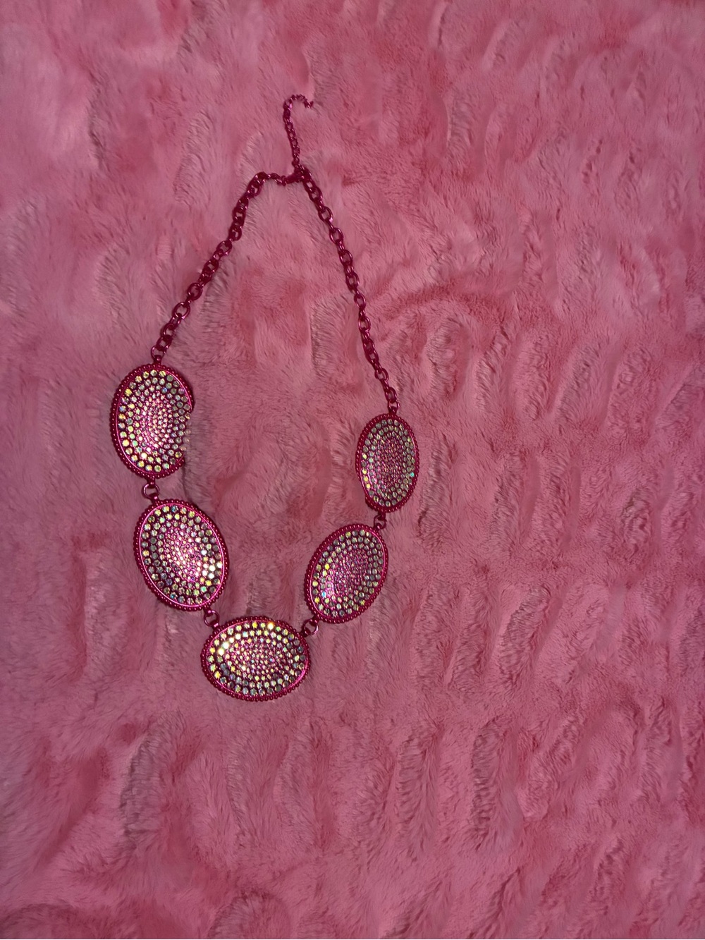 Pink Crystal Necklace